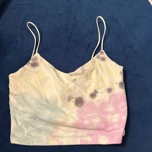 Tie die, Aeropostale cropped tank top. Size S.